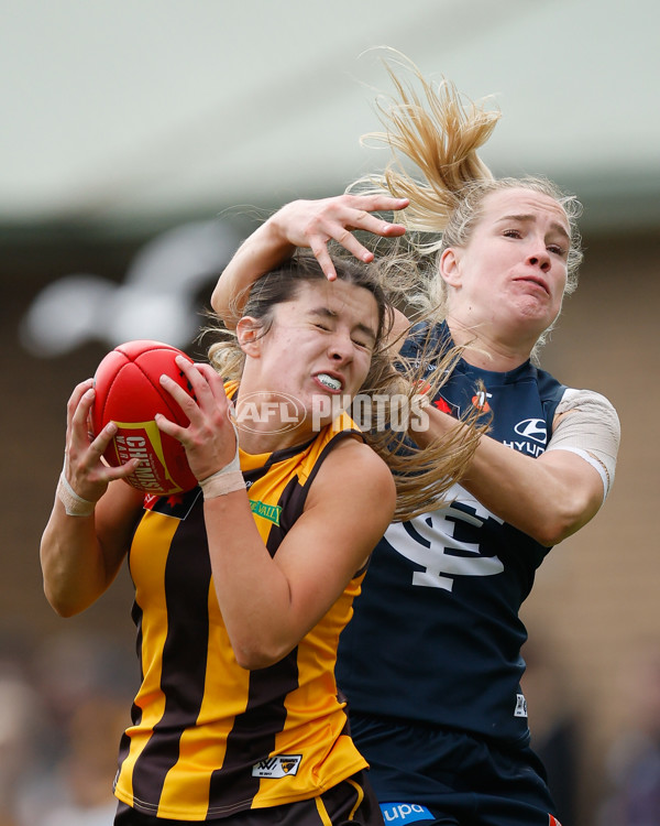 AFLW 2024 Round 01 - Hawthorn v Carlton - A-53609660