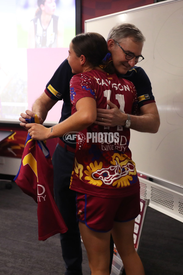 AFLW 2024 Round 01 - Brisbane v North Melbourne - A-53611528