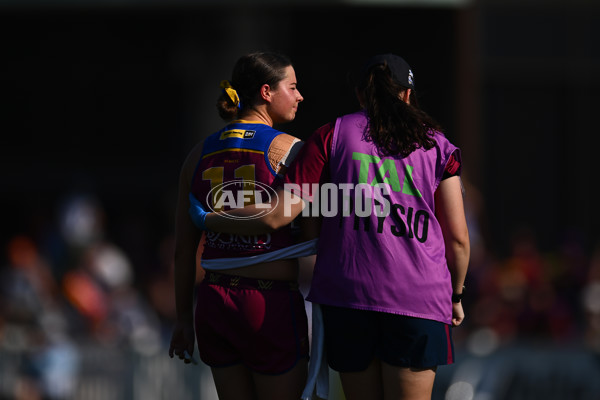 AFLW 2024 Round 01 - Brisbane v North Melbourne - A-53611547