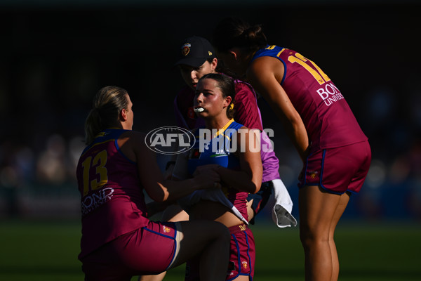 AFLW 2024 Round 01 - Brisbane v North Melbourne - A-53611550