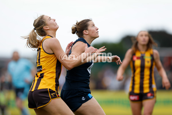 AFLW 2024 Round 01 - Hawthorn v Carlton - A-53614301