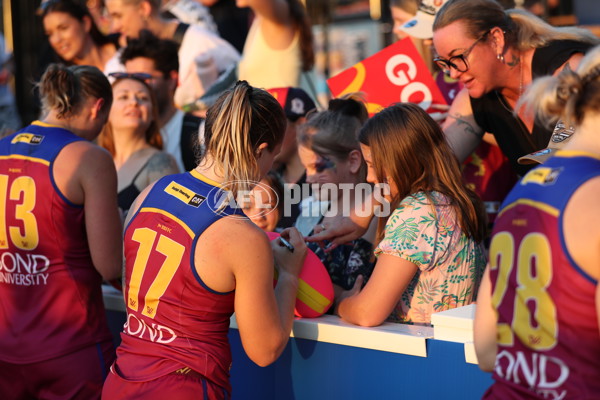 AFLW 2024 Round 01 - Brisbane v North Melbourne - A-53616894