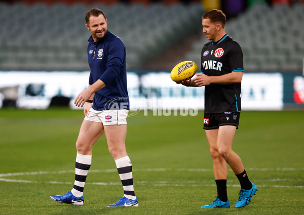 AFL 2024 Second Qualifying Final - Port Adelaide v Geelong - A-53687660