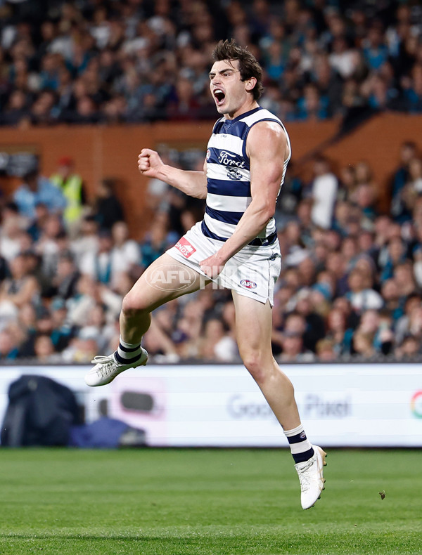AFL 2024 Second Qualifying Final - Port Adelaide v Geelong - A-53689161