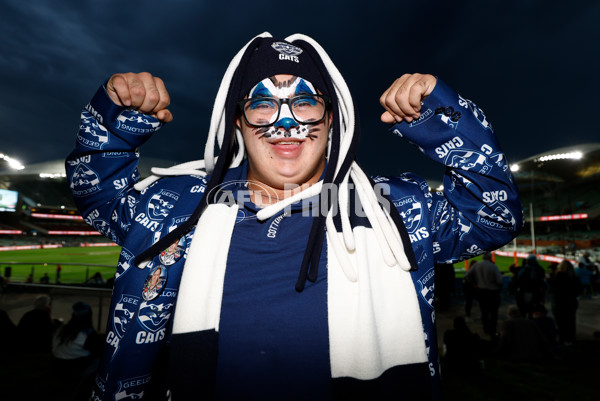 AFL 2024 Second Qualifying Final - Port Adelaide v Geelong - A-53691219