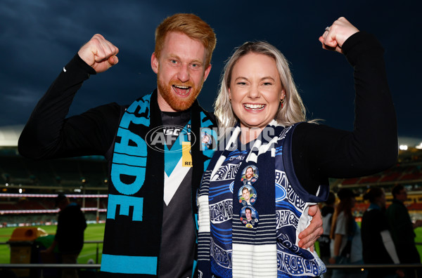 AFL 2024 Second Qualifying Final - Port Adelaide v Geelong - A-53691220