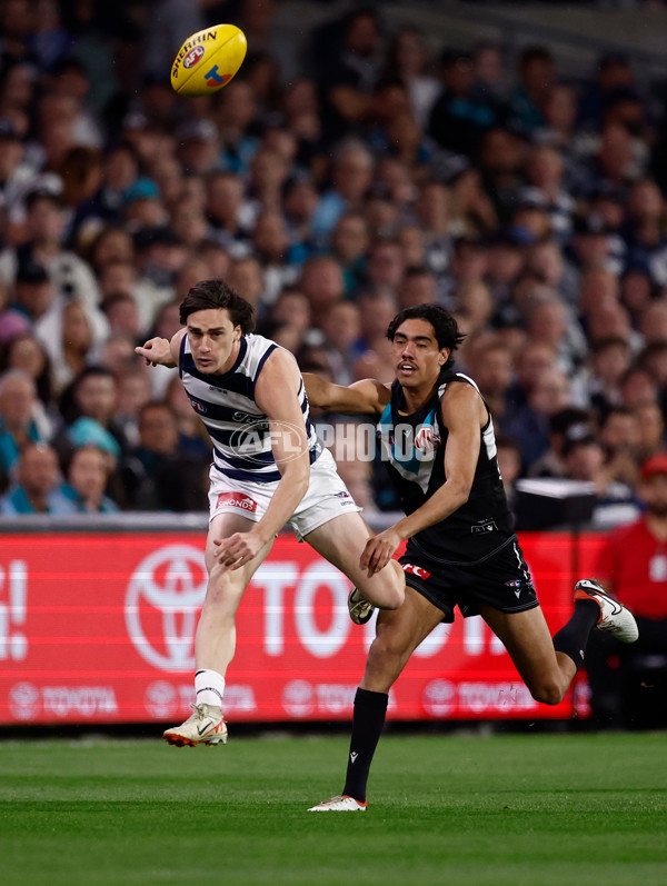 AFL 2024 Second Qualifying Final - Port Adelaide v Geelong - A-53691231