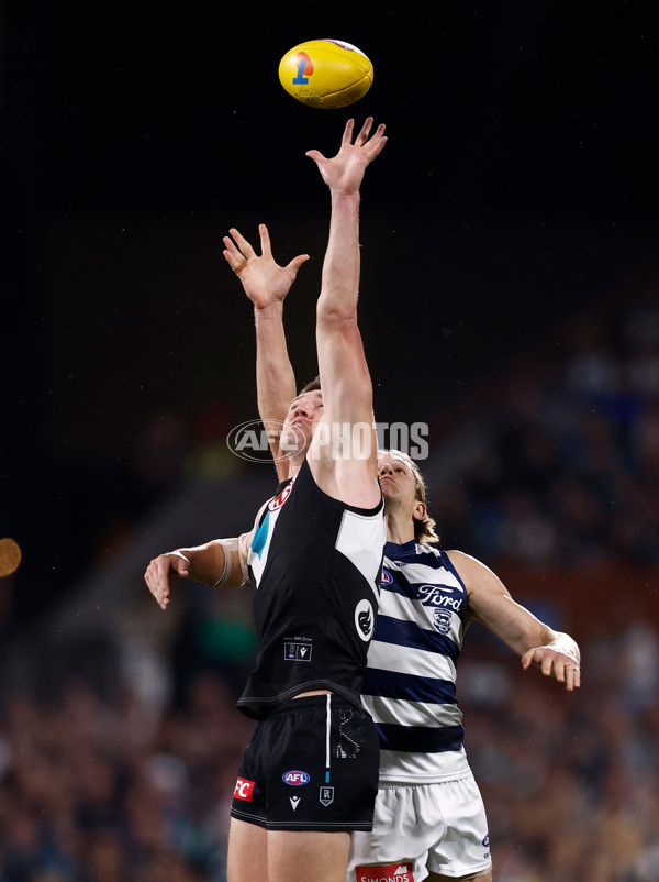 AFL 2024 Second Qualifying Final - Port Adelaide v Geelong - A-53691238