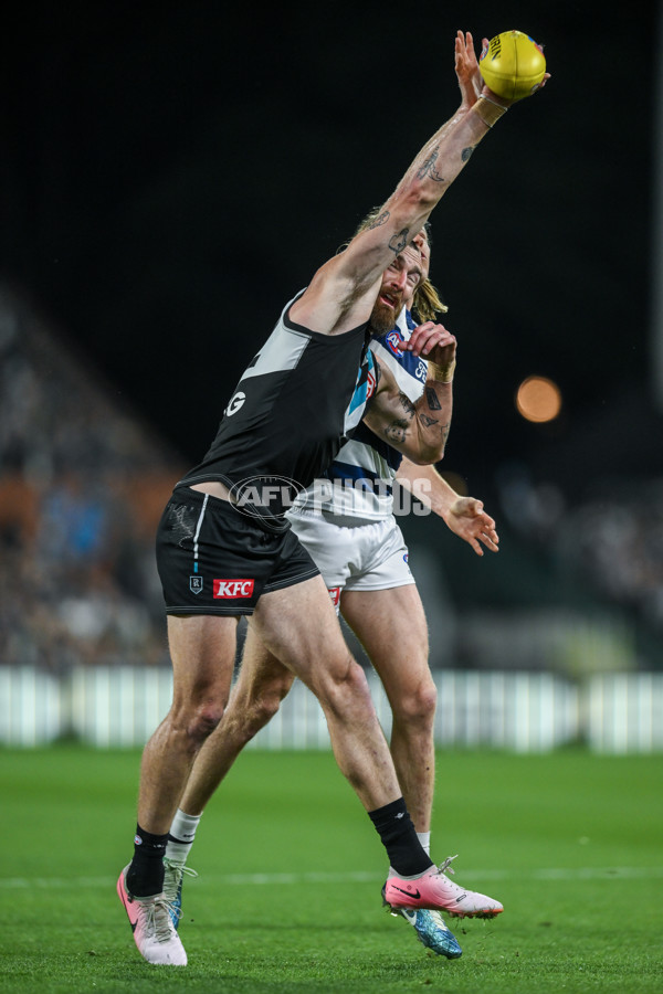 AFL 2024 Second Qualifying Final - Port Adelaide v Geelong - A-53692939