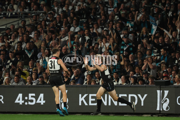 AFL 2024 Second Qualifying Final - Port Adelaide v Geelong - A-53692945