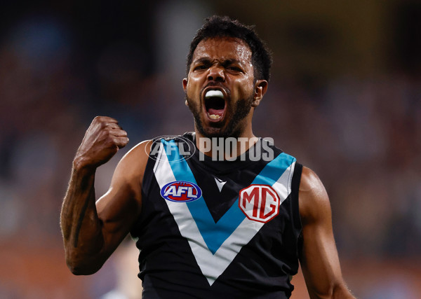 AFL 2024 Second Qualifying Final - Port Adelaide v Geelong - A-53692978