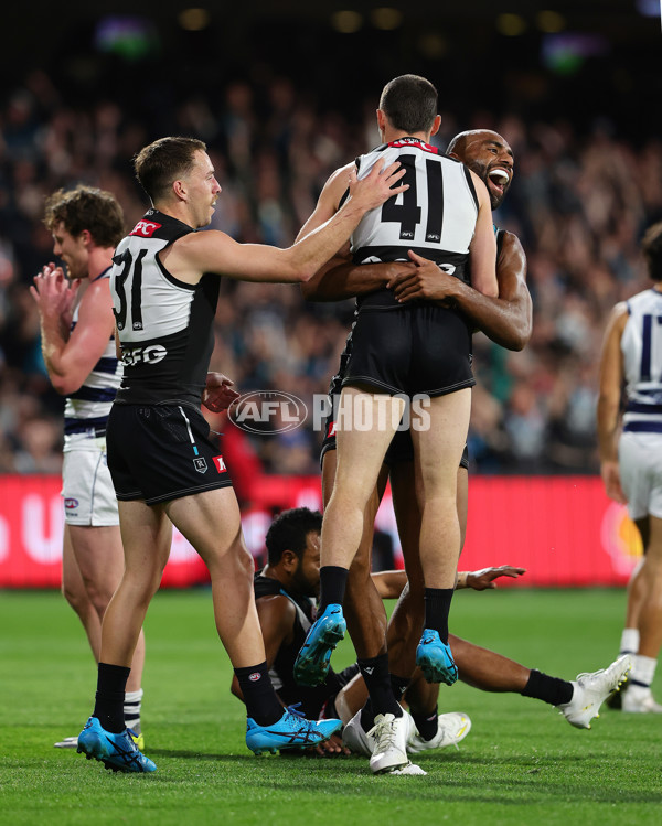 AFL 2024 Second Qualifying Final - Port Adelaide v Geelong - A-53693004