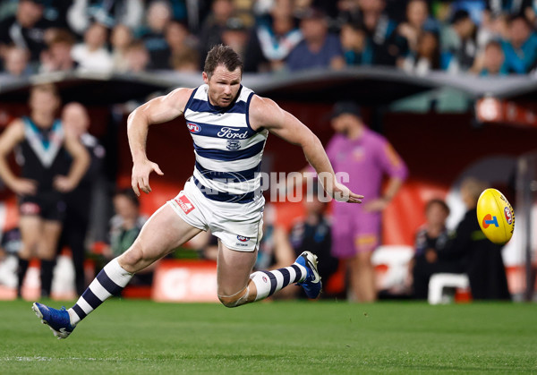 AFL 2024 Second Qualifying Final - Port Adelaide v Geelong - A-53693008