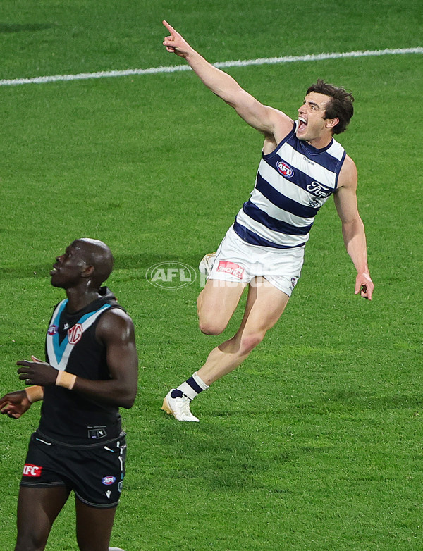 AFL 2024 Second Qualifying Final - Port Adelaide v Geelong - A-53693622