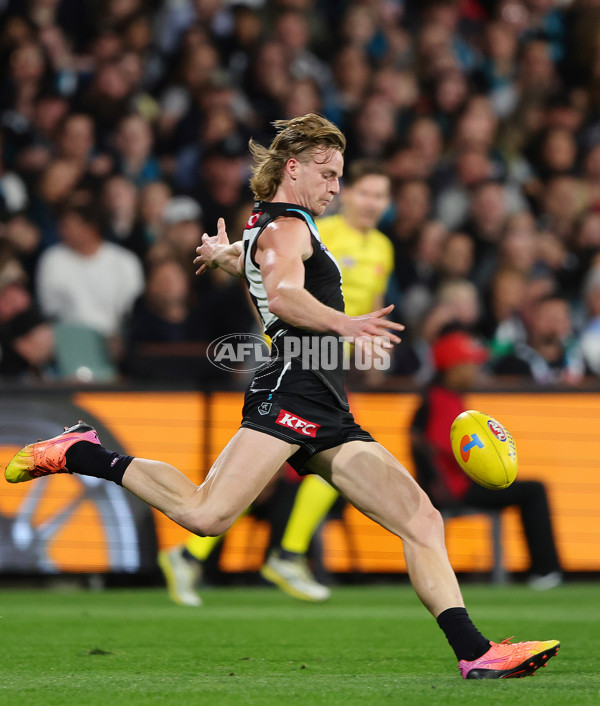 AFL 2024 Second Qualifying Final - Port Adelaide v Geelong - A-53693629