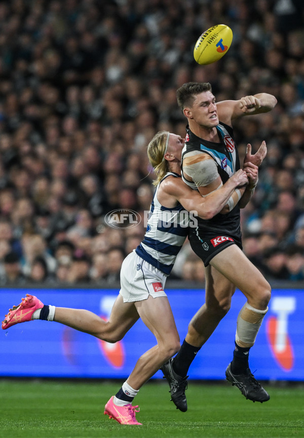 AFL 2024 Second Qualifying Final - Port Adelaide v Geelong - A-53693630