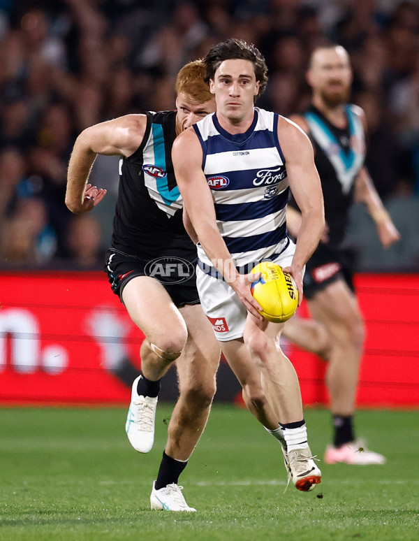 AFL 2024 Second Qualifying Final - Port Adelaide v Geelong - A-53693631