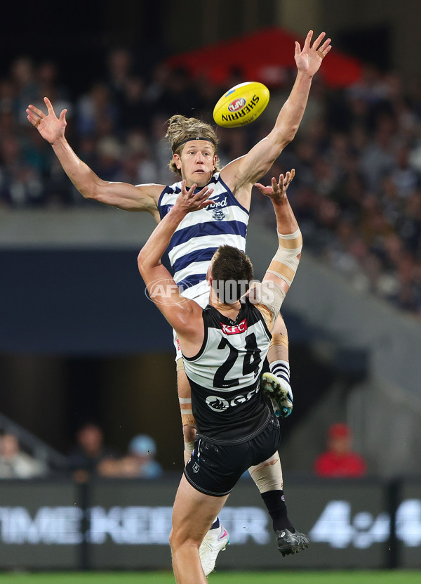 AFL 2024 Second Qualifying Final - Port Adelaide v Geelong - A-53693634