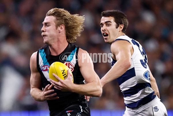 AFL 2024 Second Qualifying Final - Port Adelaide v Geelong - A-53693644
