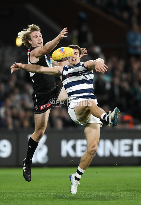 AFL 2024 Second Qualifying Final - Port Adelaide v Geelong - A-53693672