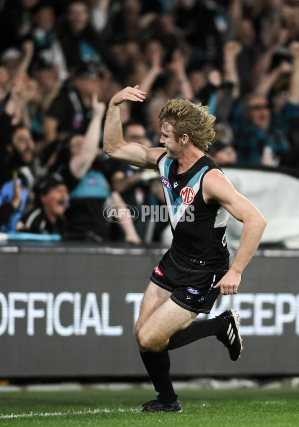 AFL 2024 Second Qualifying Final - Port Adelaide v Geelong - A-53693673