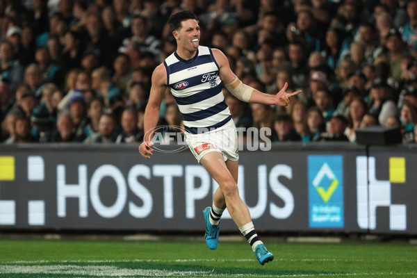 AFL 2024 Second Qualifying Final - Port Adelaide v Geelong - A-53693675