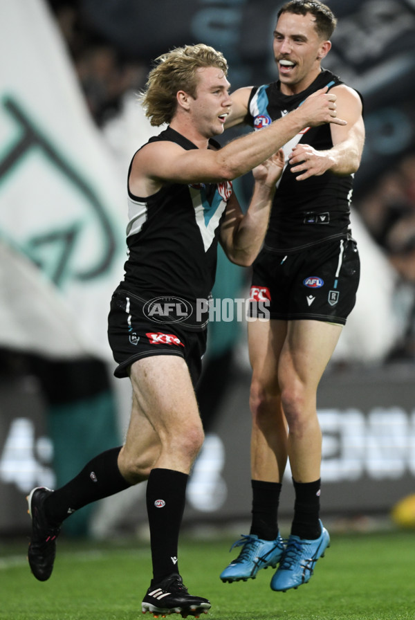 AFL 2024 Second Qualifying Final - Port Adelaide v Geelong - A-53693695