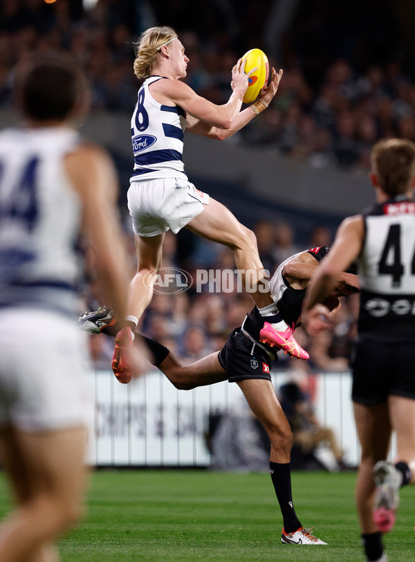 AFL 2024 Second Qualifying Final - Port Adelaide v Geelong - A-53695338