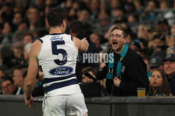 AFL 2024 Second Qualifying Final - Port Adelaide v Geelong - A-53695352