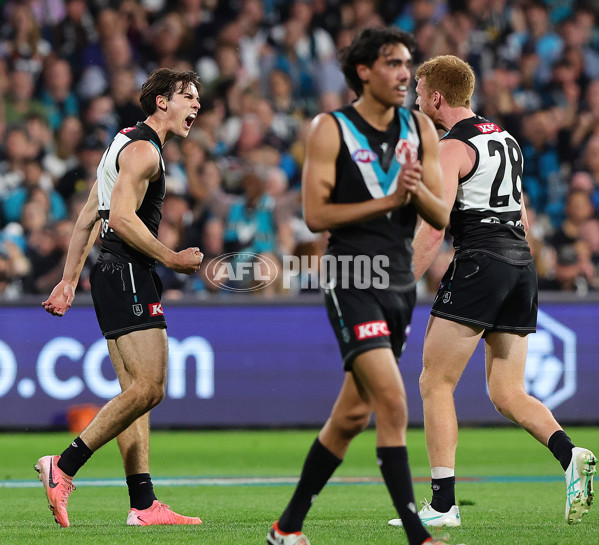 AFL 2024 Second Qualifying Final - Port Adelaide v Geelong - A-53695376