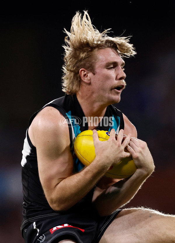 AFL 2024 Second Qualifying Final - Port Adelaide v Geelong - A-53695383