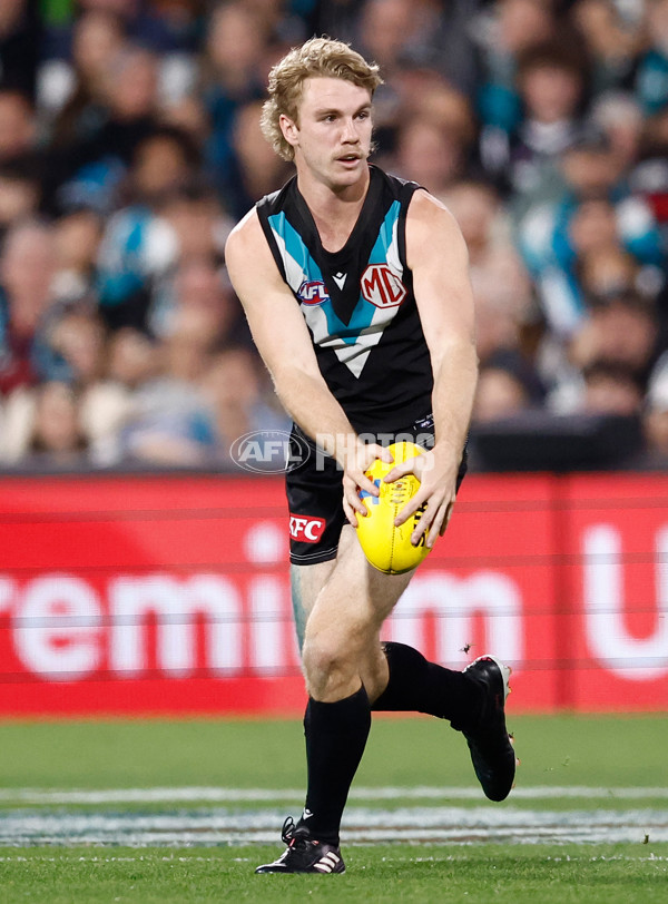 AFL 2024 Second Qualifying Final - Port Adelaide v Geelong - A-53695430