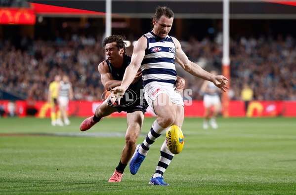 AFL 2024 Second Qualifying Final - Port Adelaide v Geelong - A-53695436