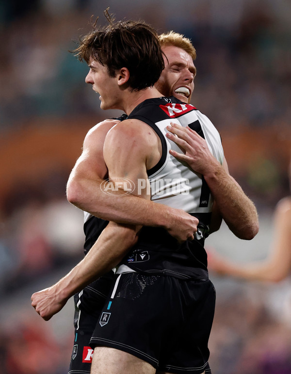 AFL 2024 Second Qualifying Final - Port Adelaide v Geelong - A-53696353