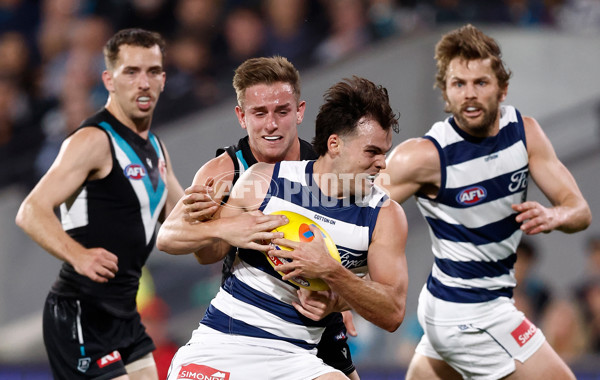 AFL 2024 Second Qualifying Final - Port Adelaide v Geelong - A-53696364