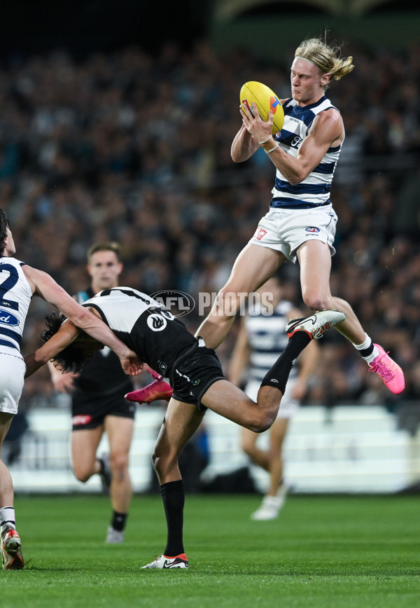 AFL 2024 Second Qualifying Final - Port Adelaide v Geelong - A-53696400