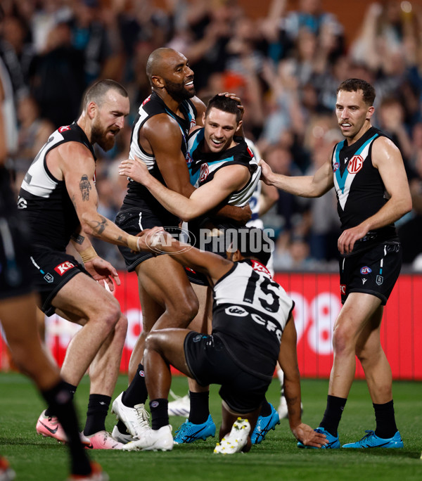 AFL 2024 Second Qualifying Final - Port Adelaide v Geelong - A-53696403