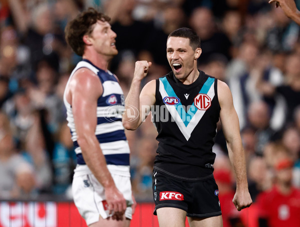 AFL 2024 Second Qualifying Final - Port Adelaide v Geelong - A-53696405