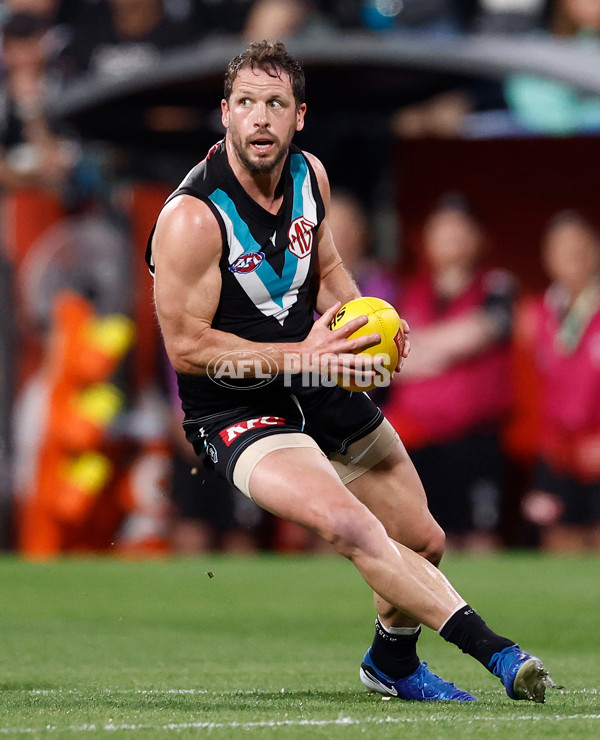 AFL 2024 Second Qualifying Final - Port Adelaide v Geelong - A-53696406