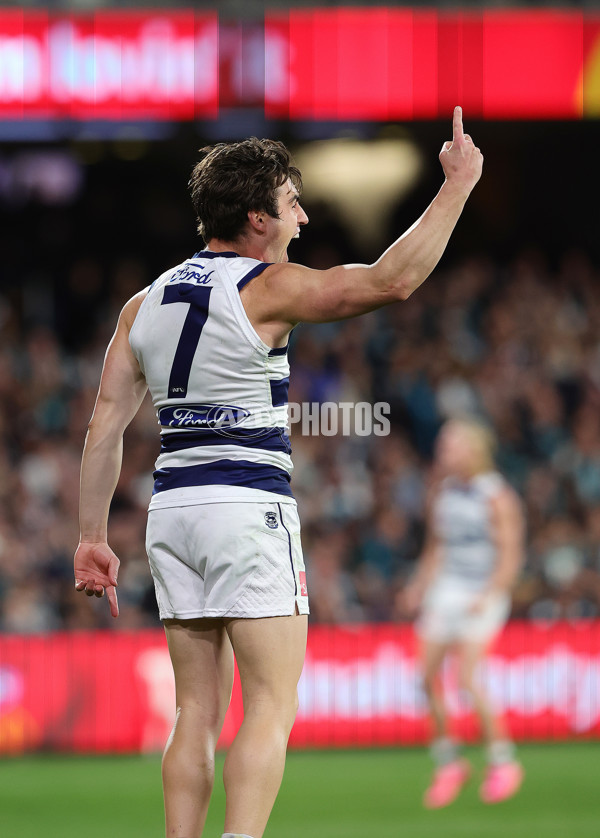 AFL 2024 Second Qualifying Final - Port Adelaide v Geelong - A-53696429