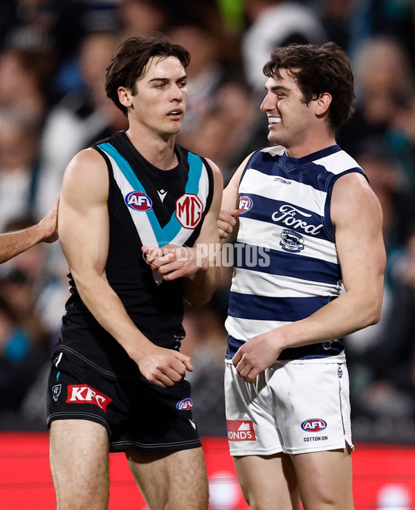 AFL 2024 Second Qualifying Final - Port Adelaide v Geelong - A-53697683