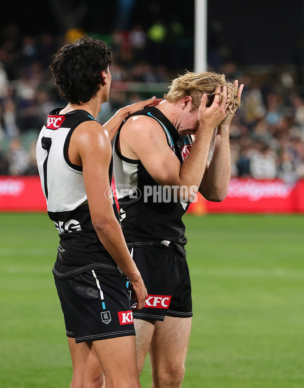 AFL 2024 Second Qualifying Final - Port Adelaide v Geelong - A-53699045