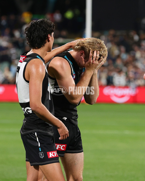 AFL 2024 Second Qualifying Final - Port Adelaide v Geelong - A-53699049