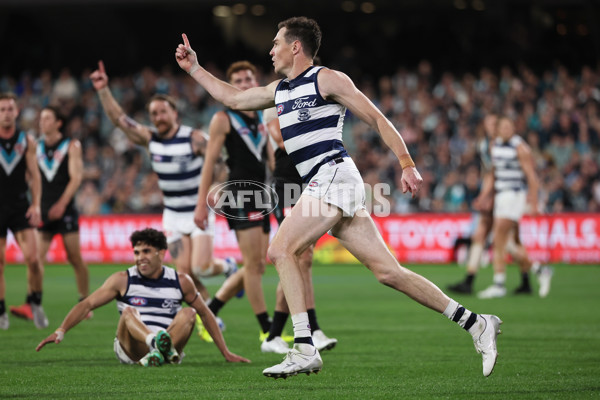 AFL 2024 Second Qualifying Final - Port Adelaide v Geelong - A-53699790