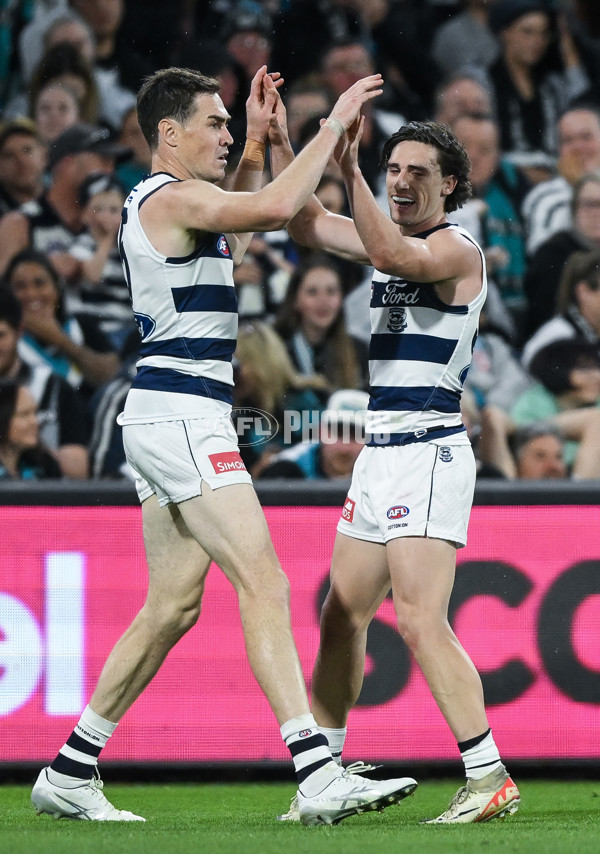 AFL 2024 Second Qualifying Final - Port Adelaide v Geelong - A-53699798