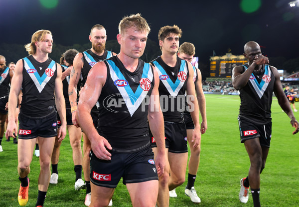 AFL 2024 Second Qualifying Final - Port Adelaide v Geelong - A-53699799