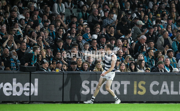 AFL 2024 Second Qualifying Final - Port Adelaide v Geelong - A-53699800