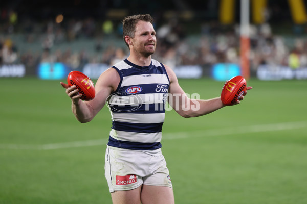 AFL 2024 Second Qualifying Final - Port Adelaide v Geelong - A-53699831