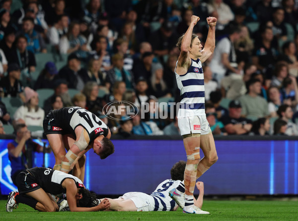 AFL 2024 Second Qualifying Final - Port Adelaide v Geelong - A-53699833