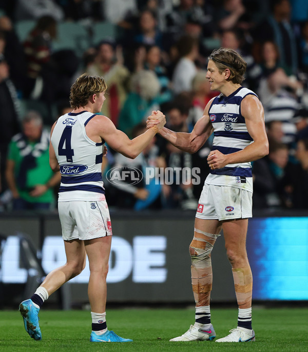 AFL 2024 Second Qualifying Final - Port Adelaide v Geelong - A-53699840